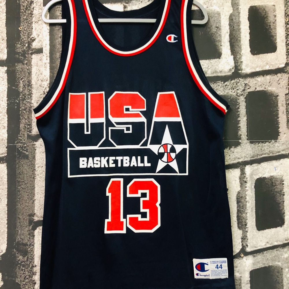 Shaquille O’Neal USA champion vintage jersey